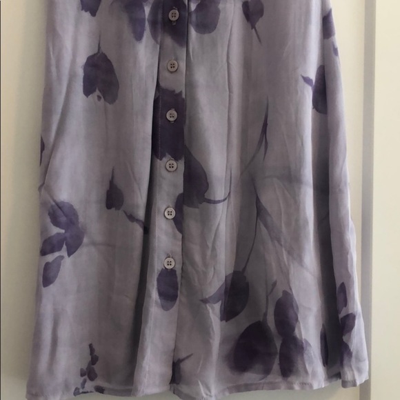 Reformation Purple Keene Monroe button front dress - Picture 5 of 8